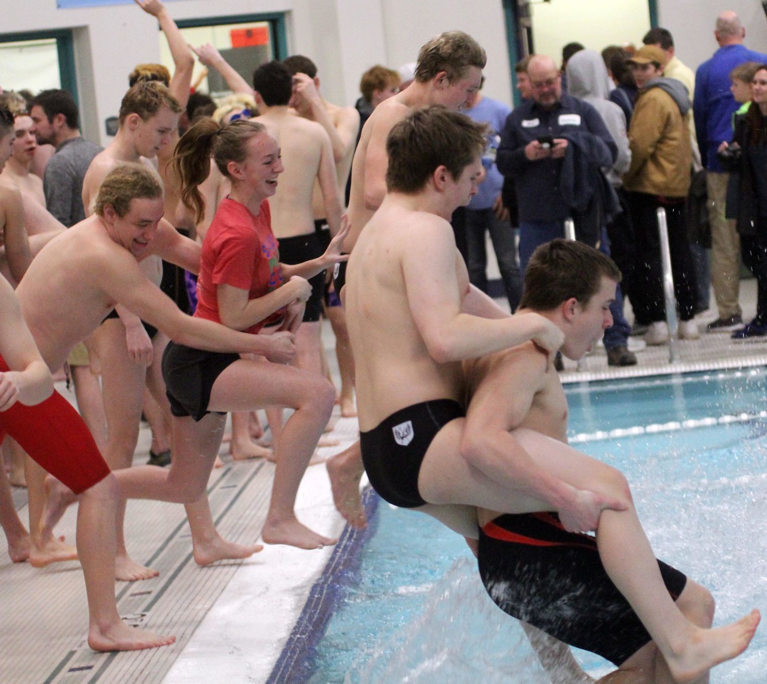 Sauk Prairie/Wisconsin Heights boys swim team